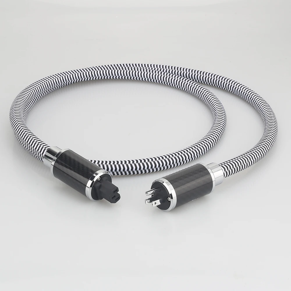Кабель питания Audiophile AC с разъемом из углеродного волокна hifi кабель питания|audiophile