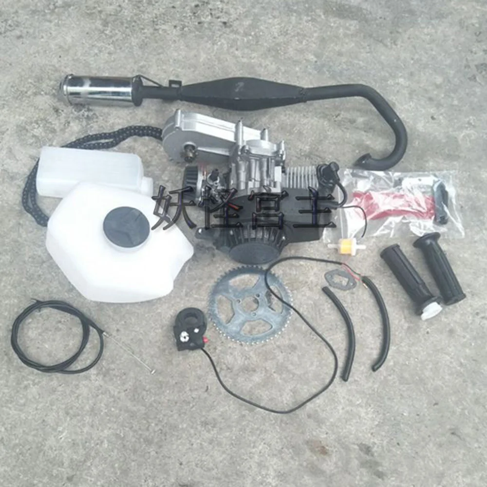 49cc 2 тактный мотоциклетные полный двигатель карбюратор с воздушным фильтром CARB
