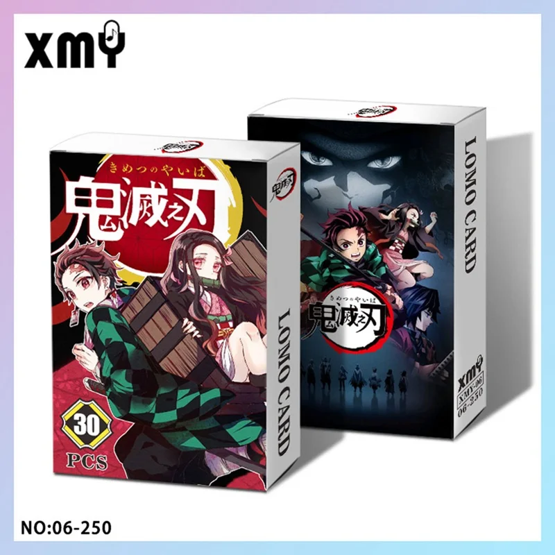 30 шт./кор. аниме Demon Slayer: Kimetsu No Yaiba Kamado Tanjirou открытки Artbook подарок реквизит для