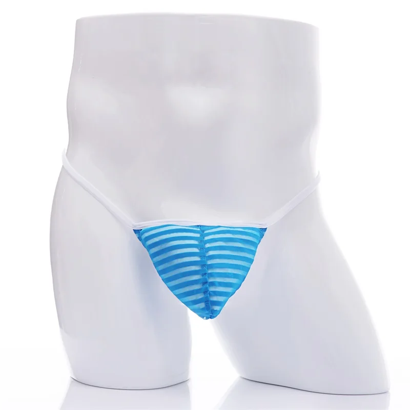 Сексуальное мужское Сетчатое нижнее белье стринги прозрачные трусики бикини