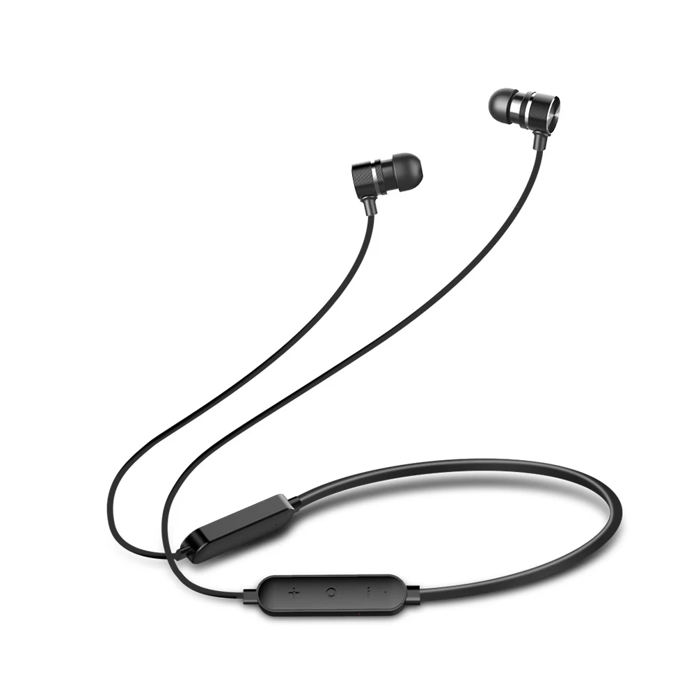 Беспроводные наушники воротник Bluetooth магнитные стерео спортивные бас с