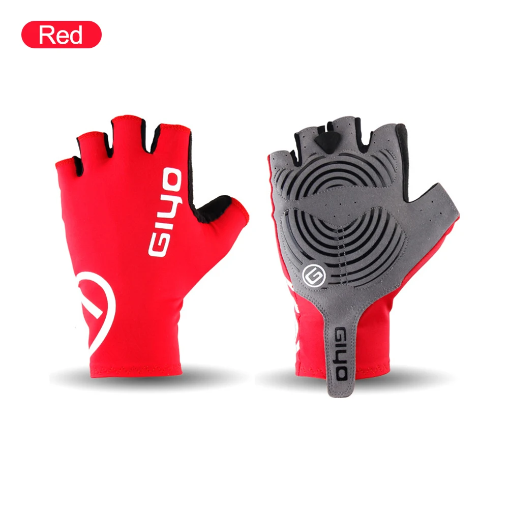 Велосипедные перчатки с открытыми пальцами Нескользящие велосипедные гоночные