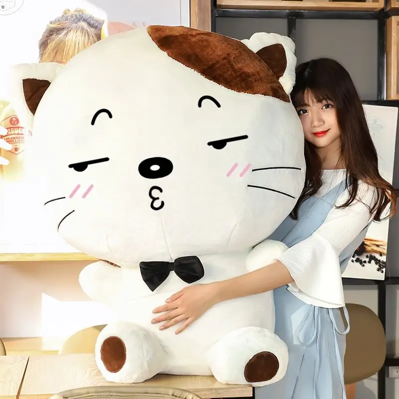 Корейские спальные плюшевые животные милые мягкие кошки каваи подушки Гиганты
