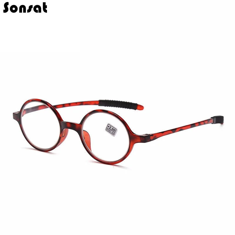 Очки для чтения в круглой оправе женские стиле ретро мягкие работы за