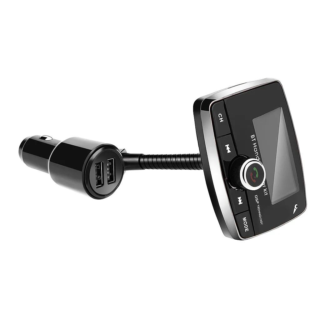 QC3.0 Bluetooth fm-передатчик беспроводной Bluetooth Handsfree автомобильный комплект Регулируемый автомобильный MP3 аудио с 5 В 3.1A двойной USB зарядкой