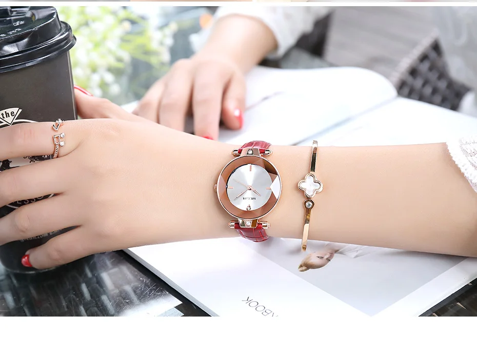 MEGIR роскошные женские часы Reloj Mujer синие сетчатые часы из нержавеющей стали элегантные женские часы-браслет женские часы
