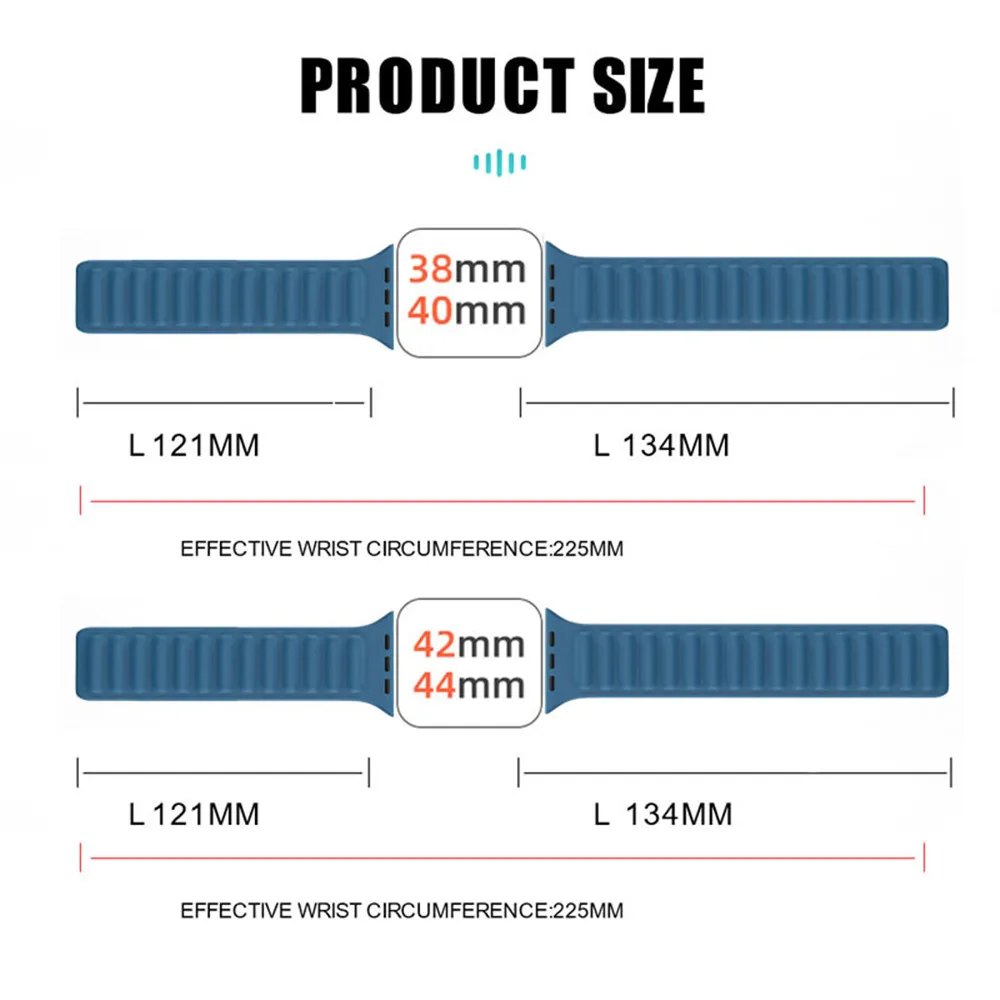 

Magnetic Leather Strap for Apple Watch Solo Loop Watchbands Series 6 5 4 3 2 SE iWatch 44mm 40mm 42mm 38mm Watches Accessories