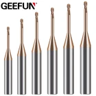 Фреза с круглым носом и длинным шейным концом, фрезы с 2 канавками для фрезерного станка с глубоким вырезом и длинной шеей, карбидная фреза, режущие инструменты с ЧПУ