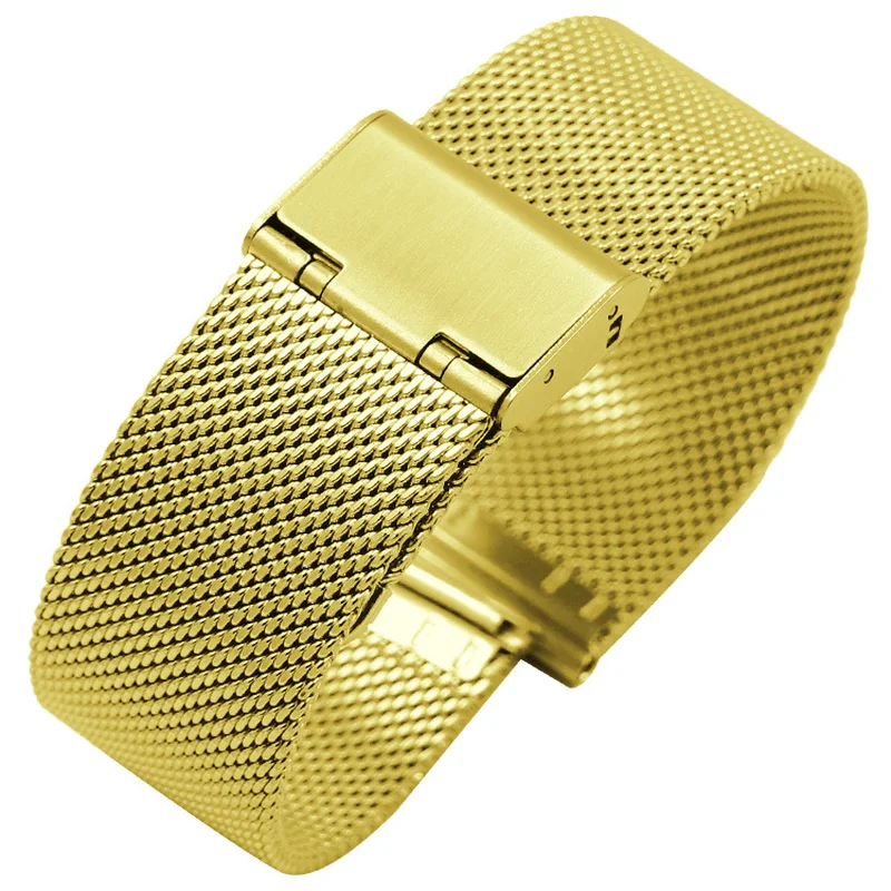 Ремешок для часов Миланская петля универсальный быстросъемный стальной