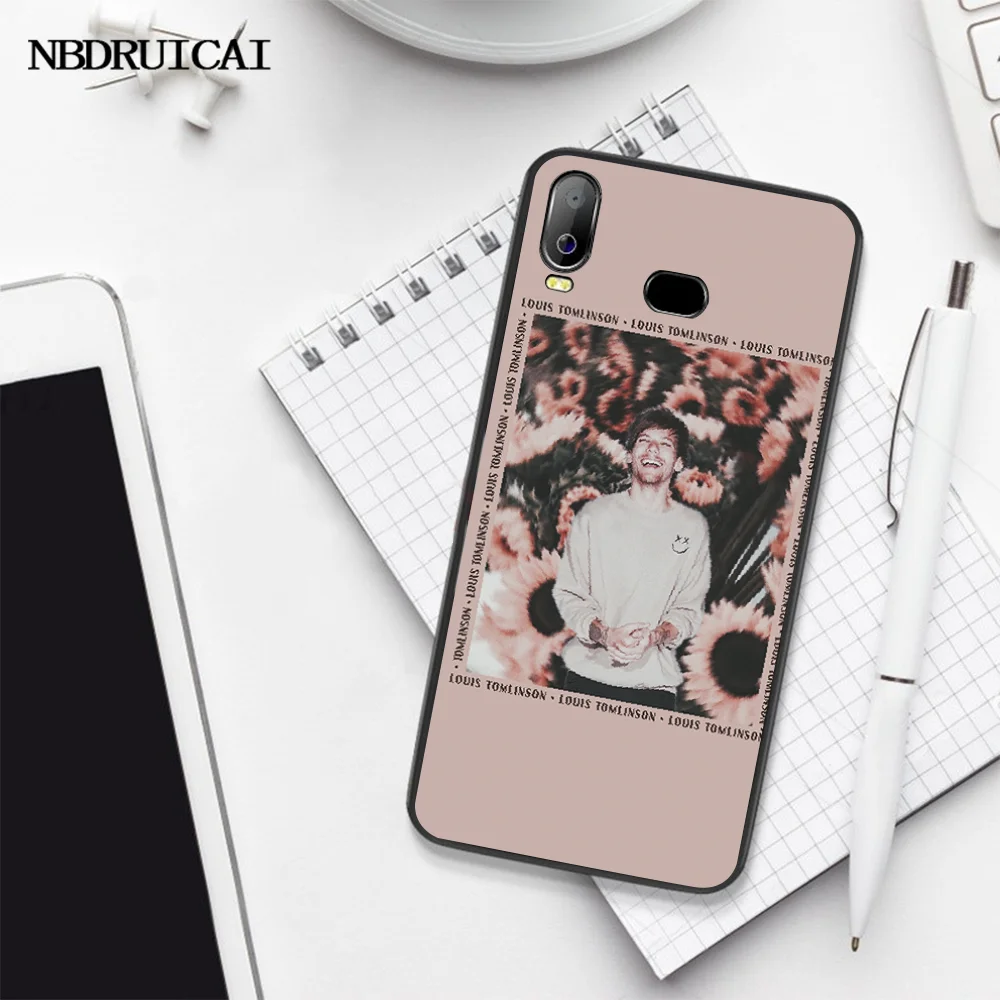 

NBDRUICAI One Direction Louis Tomlinson DIY Painted Bling Phone Case For Samsung A10 A20 A30 A40 A50 A70 A71 A51 A6 A8 2018