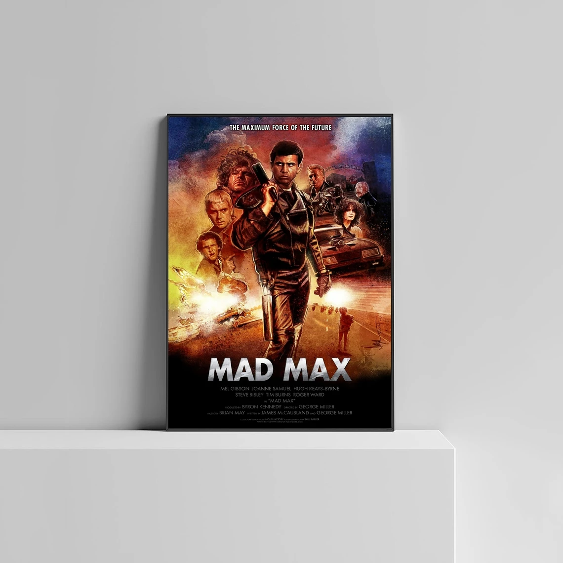 Безумный Макс постер фильма настенная живопись украшение дома (без рамки)