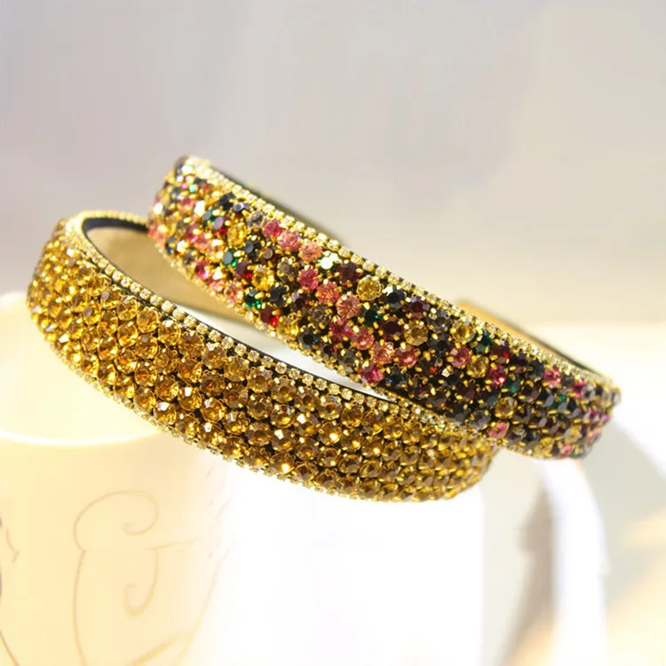 Модная лента для волос со стразами Стразы Бутик аксессуаров резинки