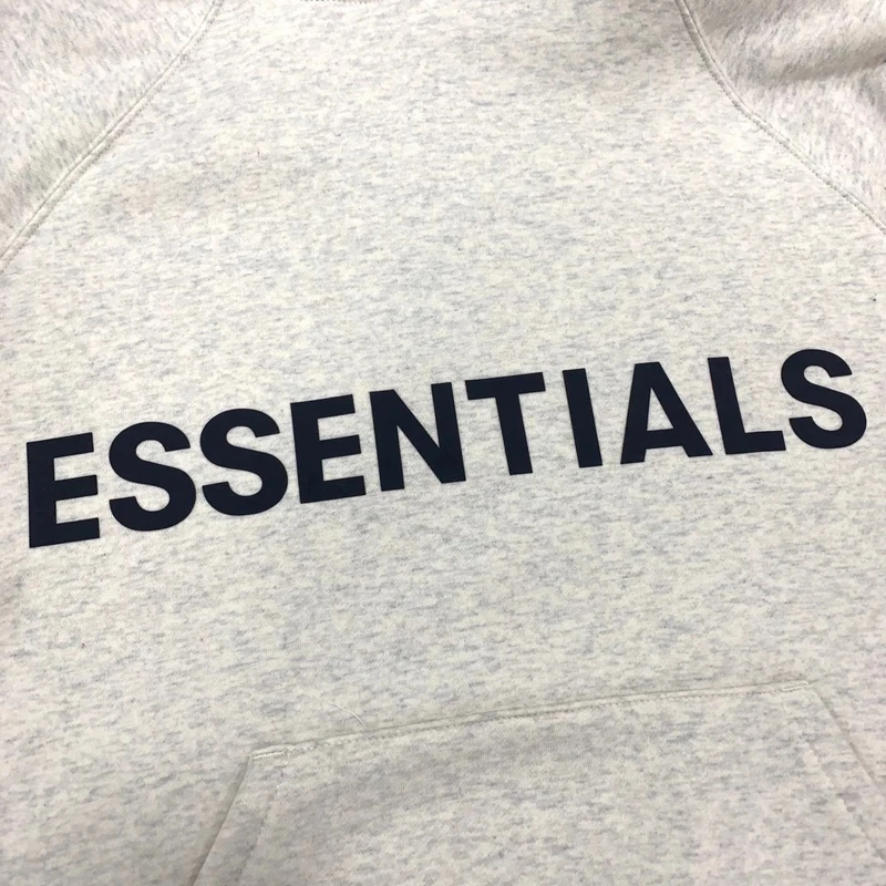 

Justin Bieber Offset Printing Essentials Hoodies Men Women FOG Essentials Pullover High Quality Casual Pocket FOG Hoodie