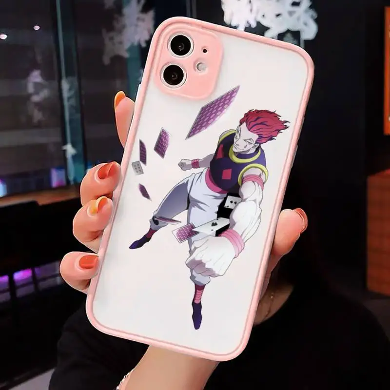 

Japan anime hunter x hunter Phone Cases matte transparent For iphone 7 8 11 12 plus mini x xs xr pro max cover