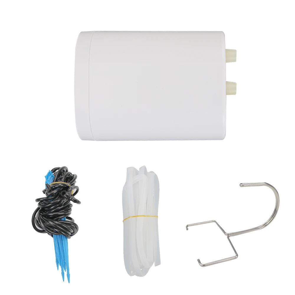 

Intelligent Automatic Watering Pump Controller 8 Drip Heads Timer Watering System Kit Indoor Plants Drip Irrigation Device