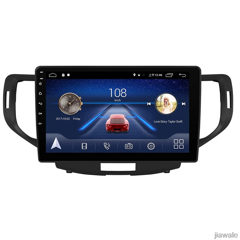 9 &quotВосьмиядерный 1280*720 QLED экран Android 10 Автомобильный GPS навигатор для Honda Accord Crosstour