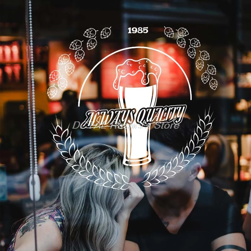 Пивной магазин Стикеры пивоварения Винтаж вывеска для декора Ретро Бар Паб