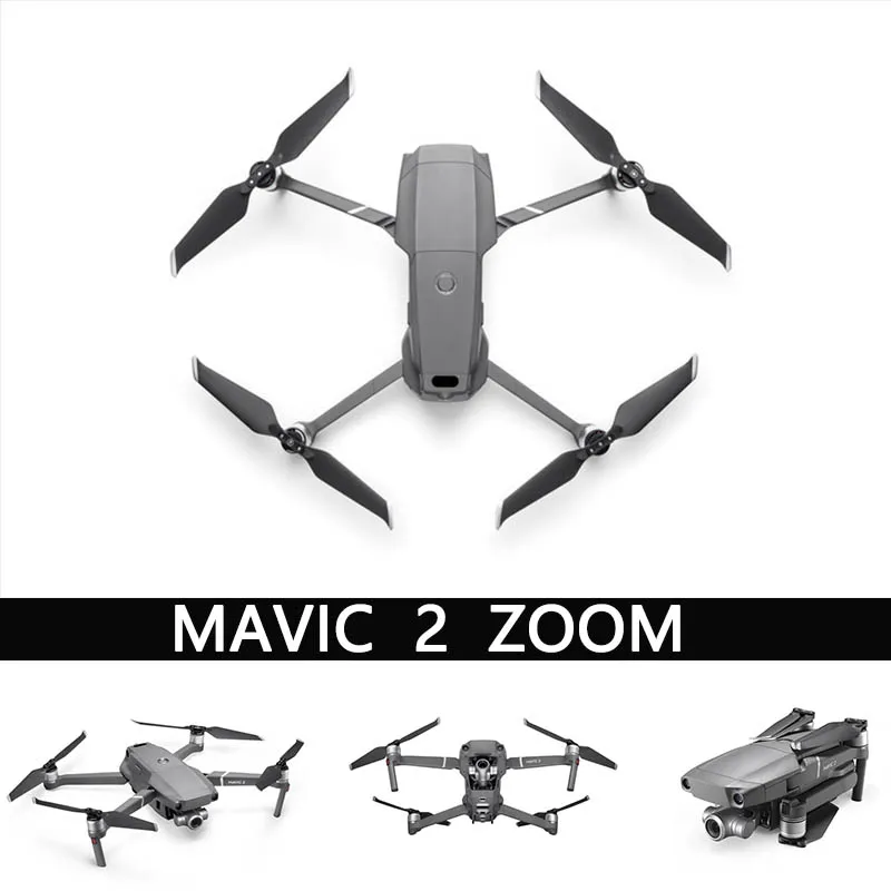 Дрон DJI Mavic 2 Zoom радиус 8км камера 4К HDR от Hasselblad с однодюймовым CMOS сенсором