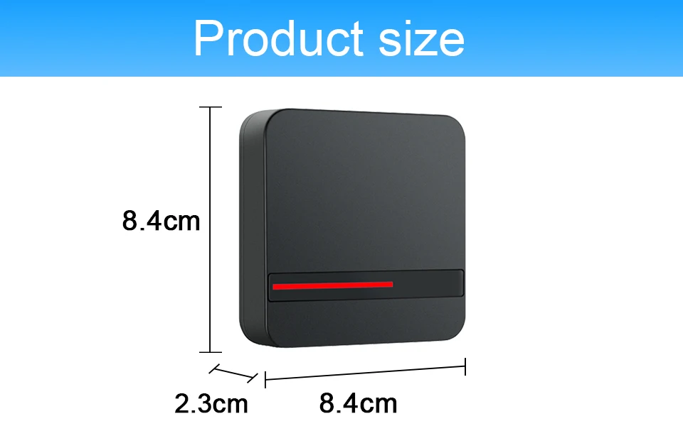 Long Range RFID Reader 125KHz/13.56MHz Smart Proximity Card Reader Access Control System IP68 Waterproof Weigand 26/34 Reader