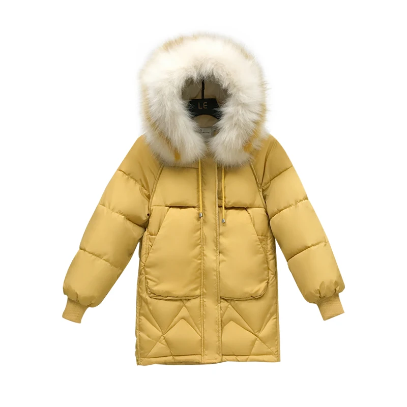 KUYOMENS Ladies Jackets Loose Clothes Women Parka Coats Korean Winter Jacket Women's Parkas Mujer Warm Outwear | Женская одежда