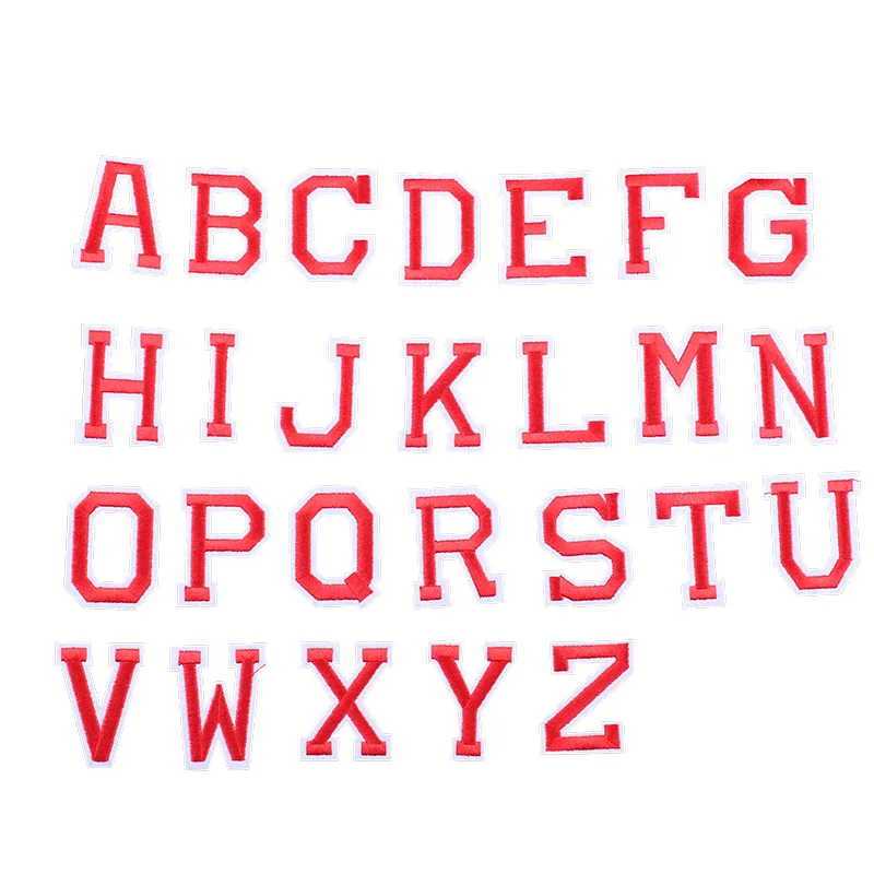 26 шт./лосьон нашивка с английскими буквами вышитая утюгом для одежды английские