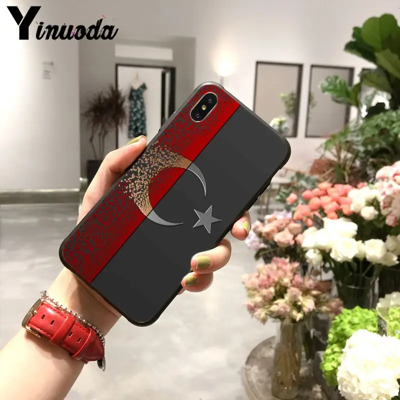 Yinuoda чехол для телефона с флагом Турции талисманом мустафом iPhone 8 7 6 6S Plus X XS MAX 5 5S SE