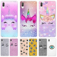 Cute cartoon Winking Eye Hard Case For Sony Xperia XA1 XA2 Ultra XZ1 XZ2 Compact XZ3 Aqua Premium