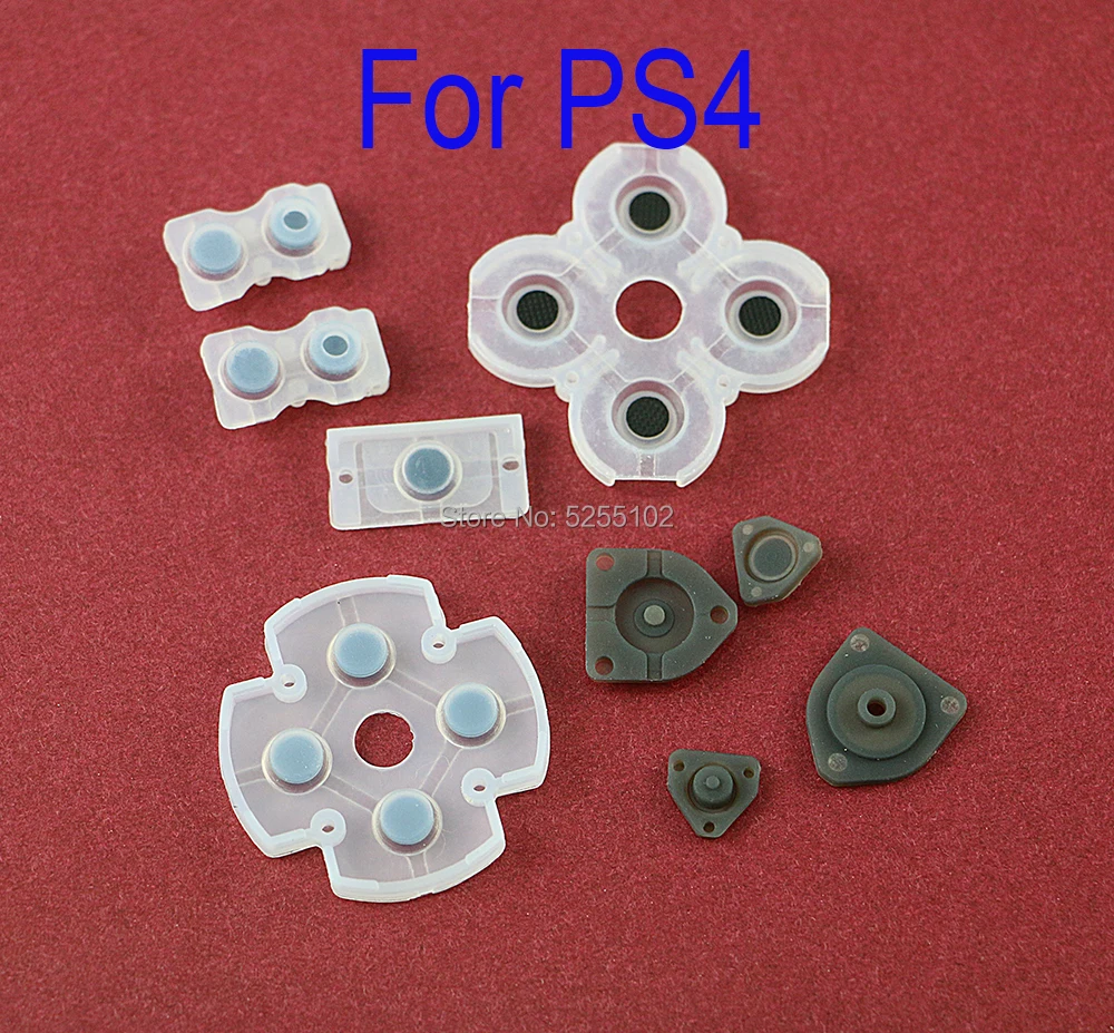 900 шт. = 100 наборов силиконовый Кондуктивный Rubber для PlayStation DualShock 4 PS4 Controller V2 клейкие