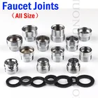 Адаптер к аэратору для водоочистителя, 12 дюйма, из нержавеющей стали, 2 шт., соединение для крана