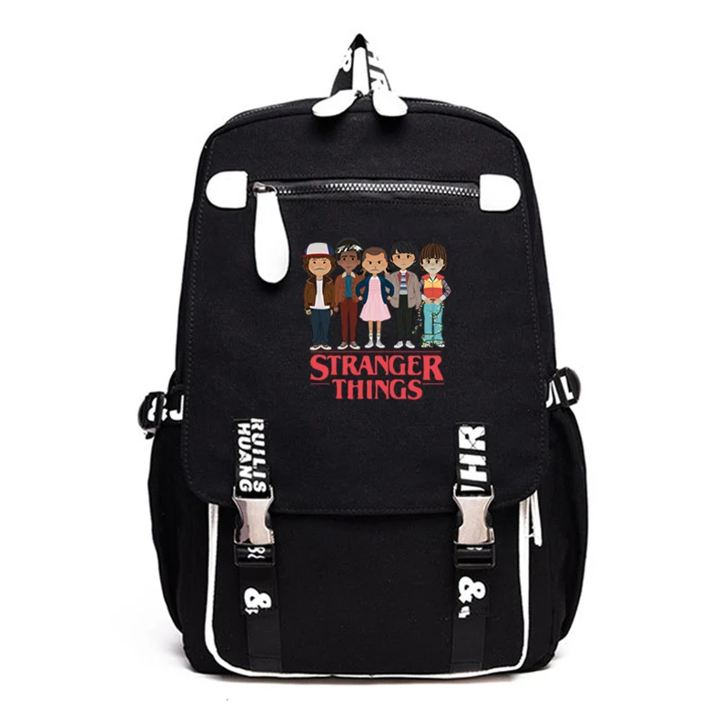 Рюкзак Mochila Stranger Things для ноутбука большой черный рюкзак мужчин школьные сумки