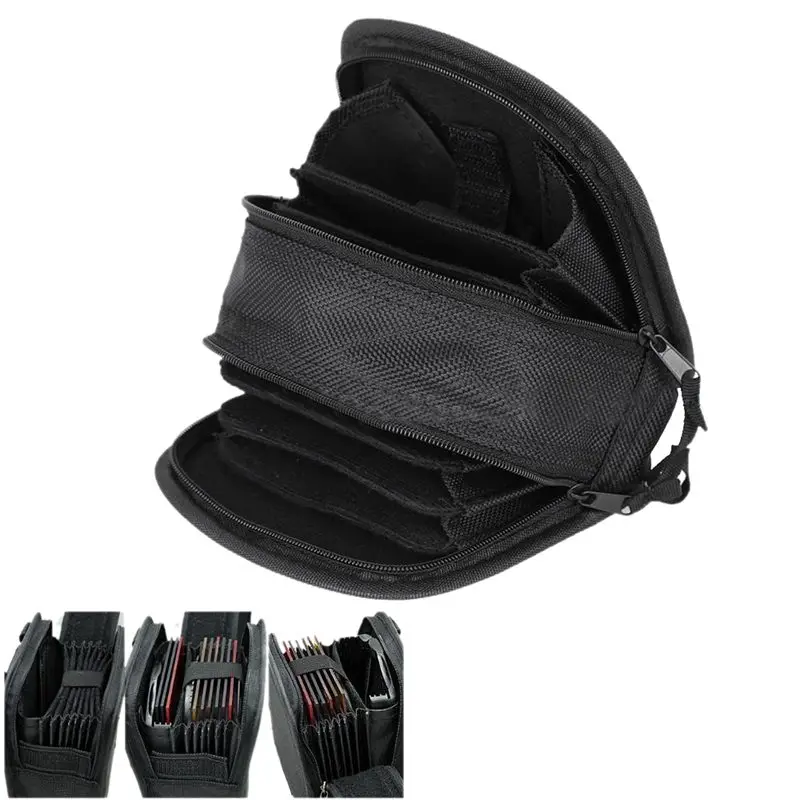 

9in1 Lens UV CPL ND Filter Wallet Case Bag box for 25mm-95mm Camera Lens