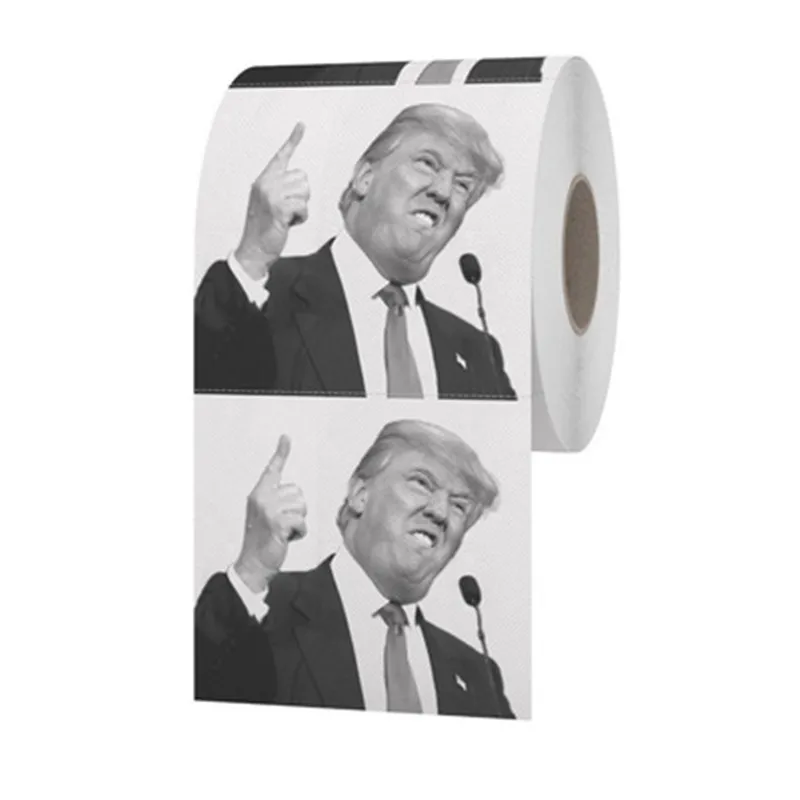 finger Дональд Трамп набор туалетных принадлежностей держатели для туалетной щетки с Трамп бумага подарок шалость шутка ванная комната чистящие аксессуары пластик - Color: finger