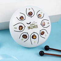 8 tone 6in steel tongue drum standard c key hand pan drum mallets gift tongue drum boys girls present musical education