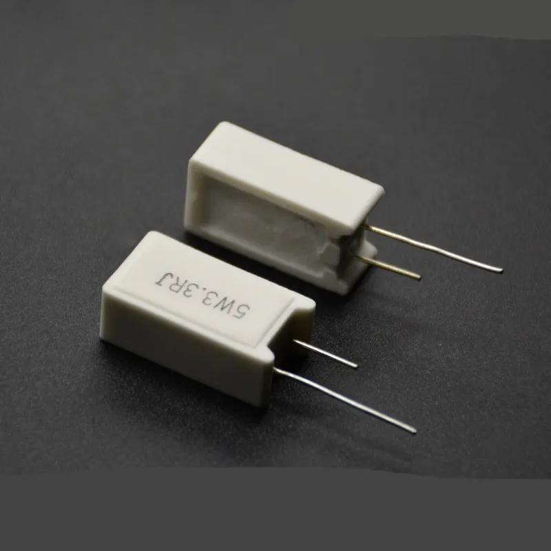 10 шт. вертикальный цементный резистор с сопротивлением 5 Вт 0.02R 100K Ом керамическая