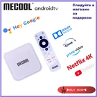 ТВ-приставка Mecool KM2 для Netflix, 4K, Android, Amlogic S905X2, 2 Гб, DDR4, USB3.0, SPDIF, Ethernet, Wi-Fi, первоклассное видео, HDR, 10 ТВ-приставок