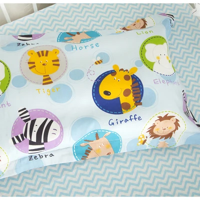 Детская Хлопковая наволочка для новорожденных мальчиков и девочек детская