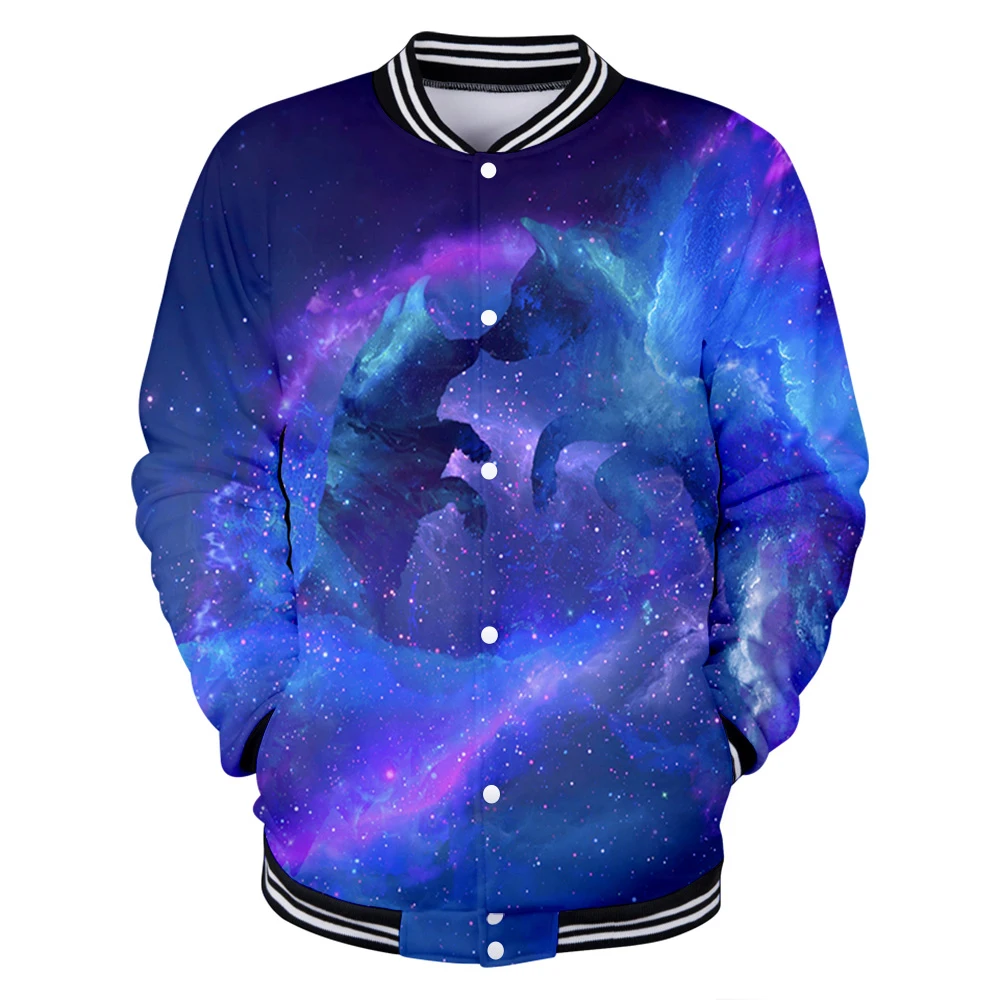 Бейсбольная форма Galaxy wolf Повседневная Осенняя бейсбольная куртка большого