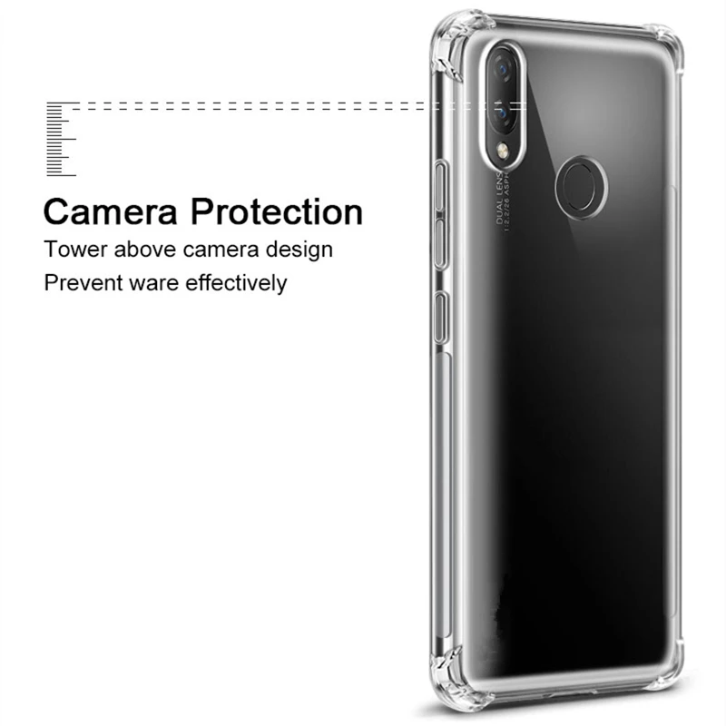 Противоударный чехол Cherie для Huawei P20 Lite P30 Pro прозрачный Mate 20 10 Honor 8X Lite|Бамперы| |