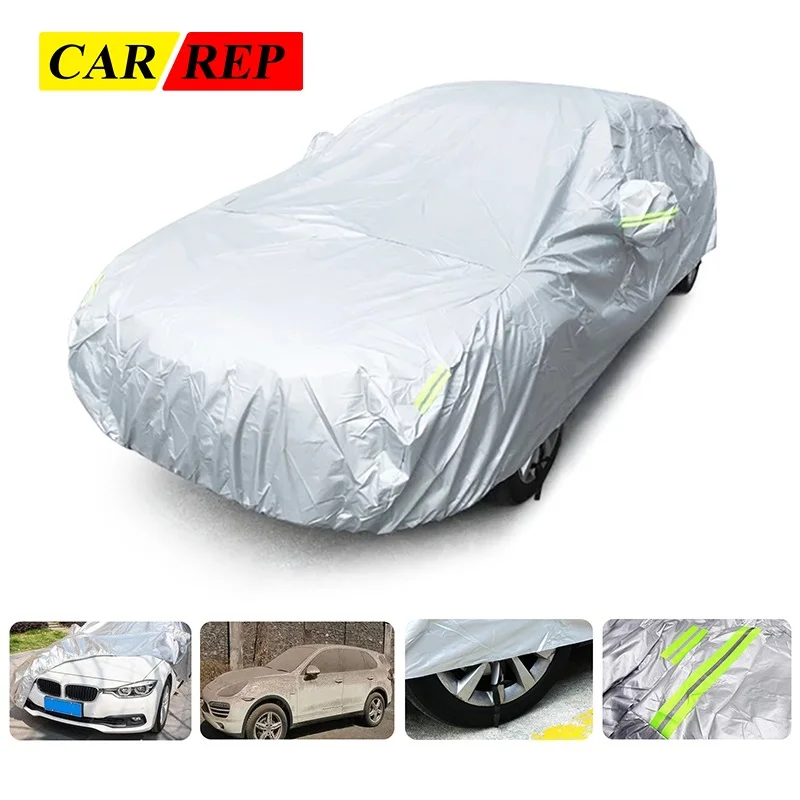 

Universal Car Covers Size S/M/L/XL/XXL Indoor Outdoor Full Auot Cover Sun UV Snow Dust Resistant Protection Cover for Sedan SUV