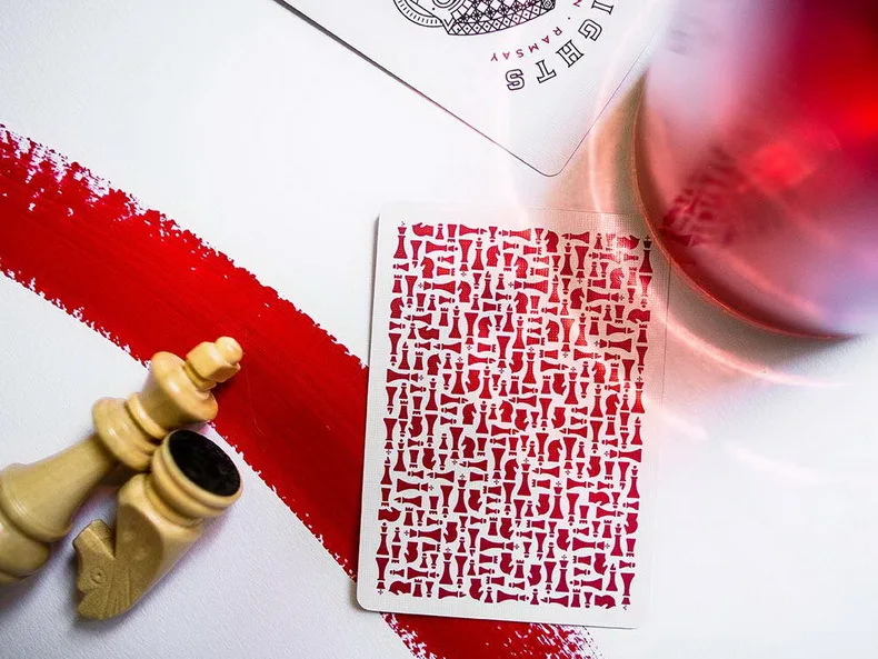Ellusionist красные Рыцари игральные карты Размер колоды покера Даниэль Мэдисон