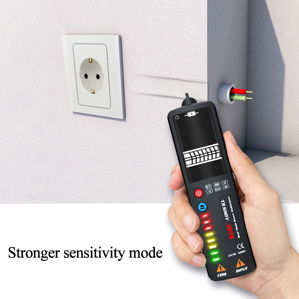 Voltage Tester Digital Multimeter Color LCD Non-contact Live wire Detector Indic