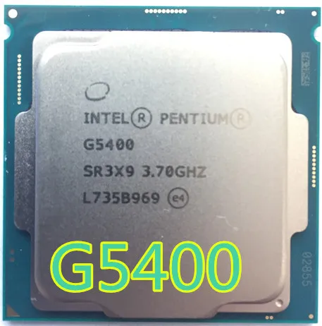 Intel Celeron G5400 3,7 ГГц 4 м кэш двухъядерный процессор SR3X9 LGA1151 лоток G5400