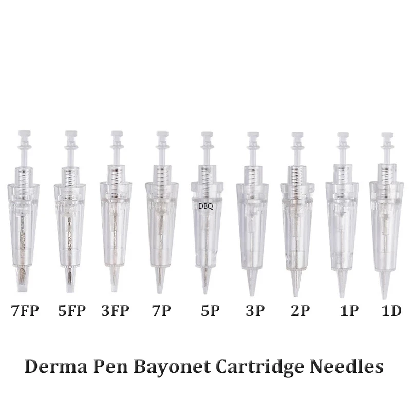 

50pcs Permanent Makeup Machine Tattoo Cartridge Needle Bayonet Tattoo Gun 1R/3R//5R/3F for Digital Eyebrow/lips/eyeliner Machine