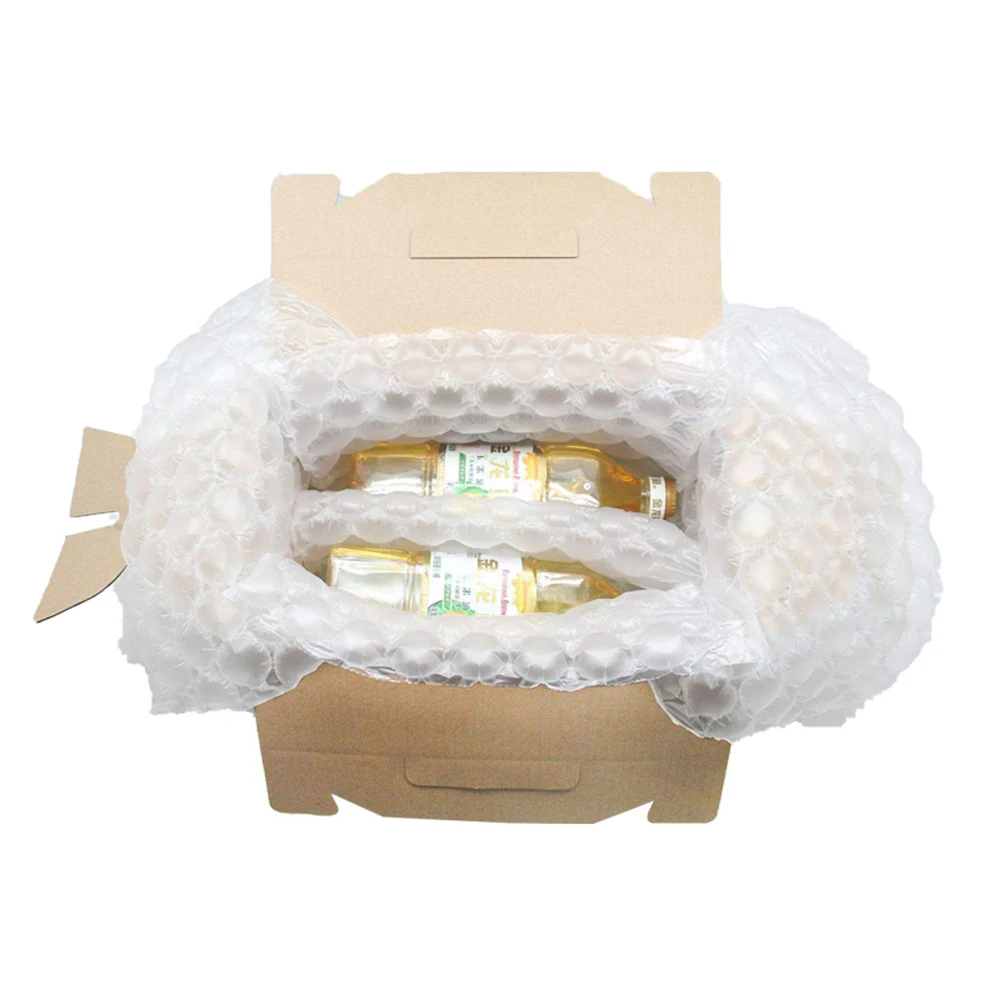 

300m Packing Bubble flim Roll Wrap Buffer Air Cushion FiIm Gourd film Bubble Packaging Bags Film Shock-Proof Protective Filled