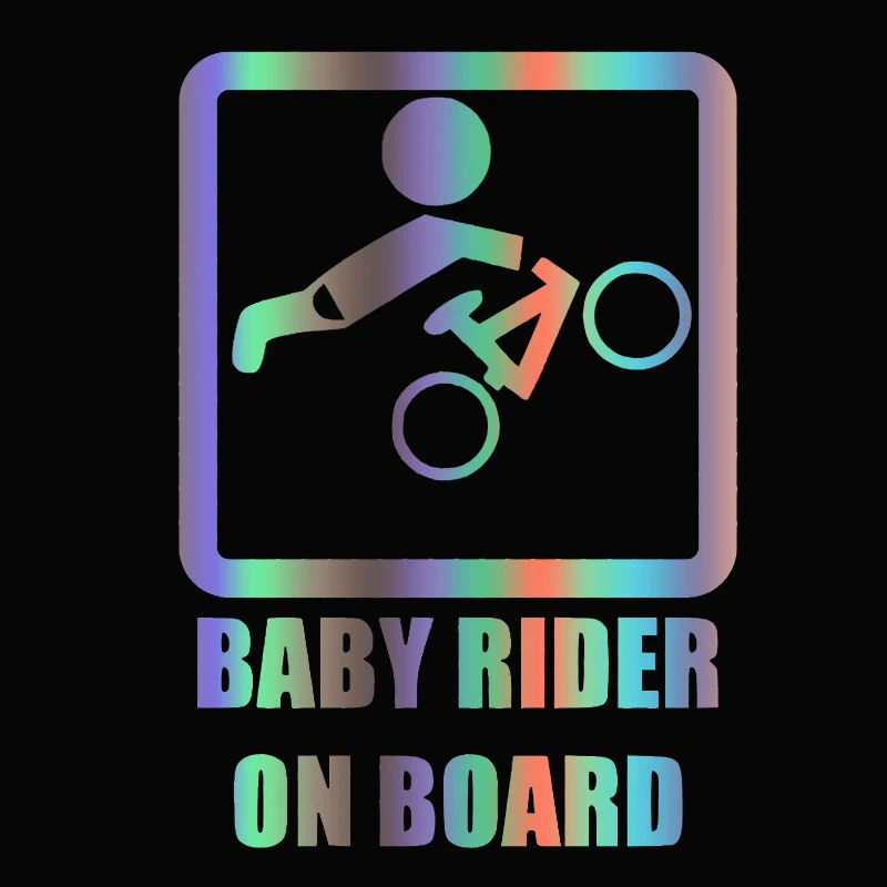 

Car stickers. Baby riders on the car. Off road. Children's Motorcycle. Personalized auto parts. Interesting Decal PVC