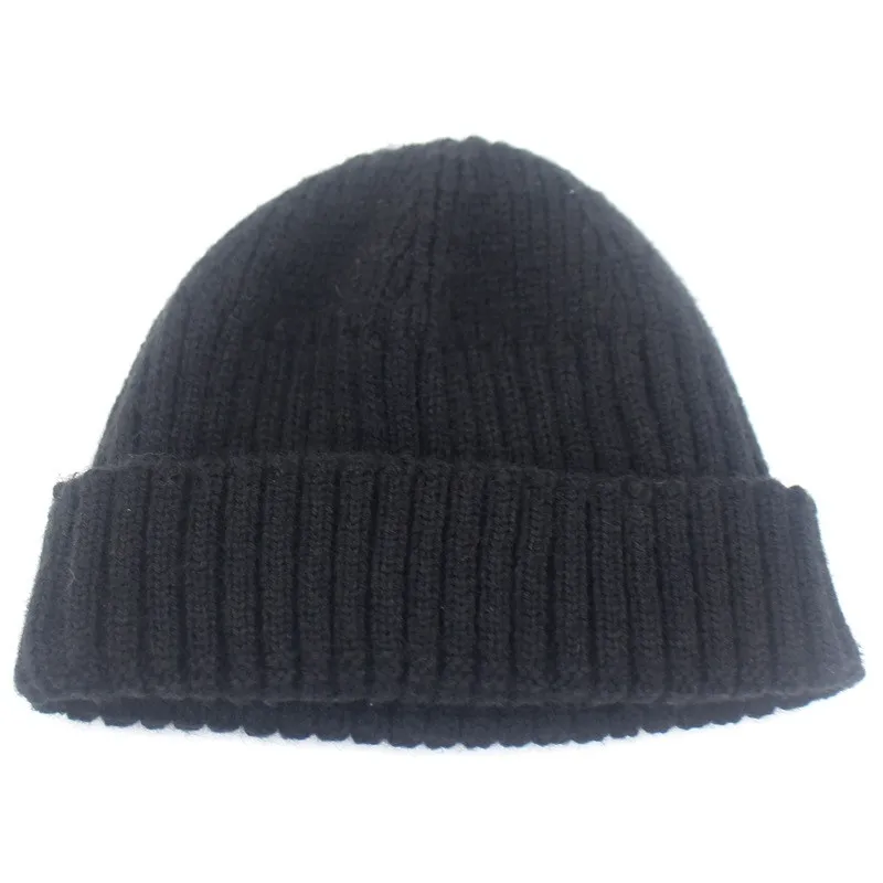 Lanxxy Новые короткие зимние женские теплые облегающие шапки Gorro Skullies полосатая