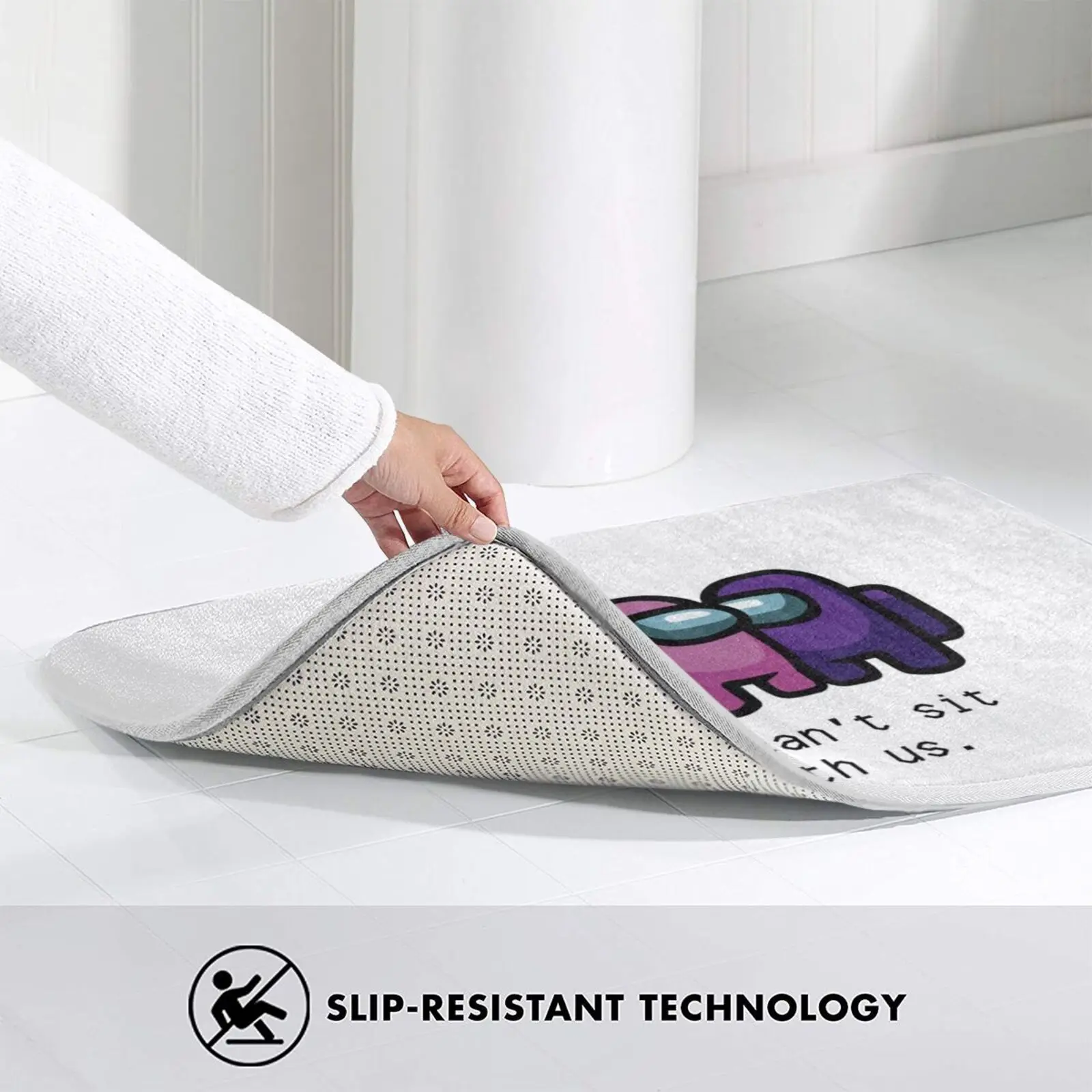 | Игровой коврик для входной двери ванной Dsaf Fnaf Dave Miller фиолетовый парень баклажан