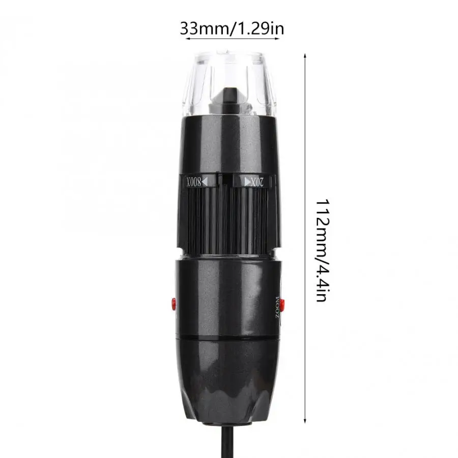 S08 Портативный USB цифровой микроскоп 20-800x микроскоп для просмотра с подъемной поддержкой камеры микроскопа