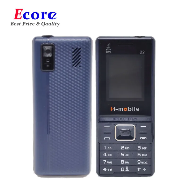 

H-Mobile B2 Celular Telephone With Dual Sim Card 1800 Mah Magic Voice Big Torch FM 1.77 Inch Featured Push Button Mobile Phones