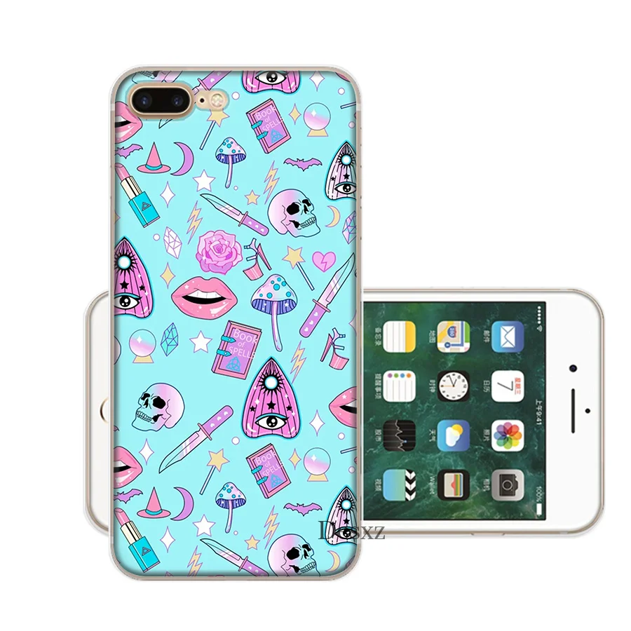 Чехол для телефона Girly Pastel Witch Goth чехол Apple iPhone 8 7 6 6S Plus X XS XR MAX 5 5S SE |